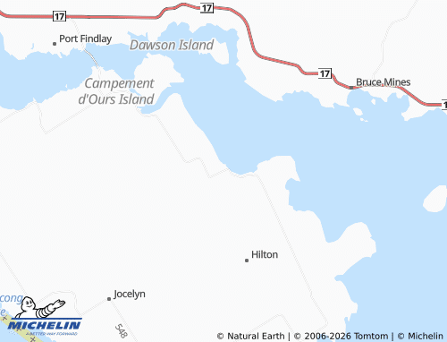 MICHELIN Hilton Beach map - ViaMichelin
