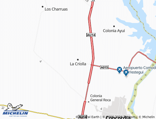 Mappa MICHELIN La Criolla - ViaMichelin