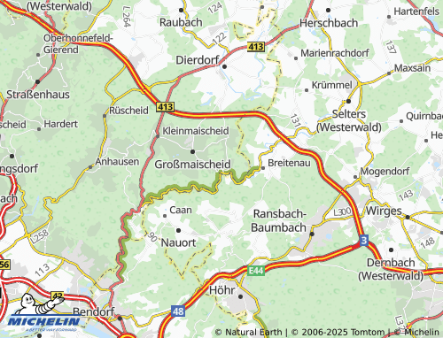 Mapa MICHELIN Kausen - ViaMichelin