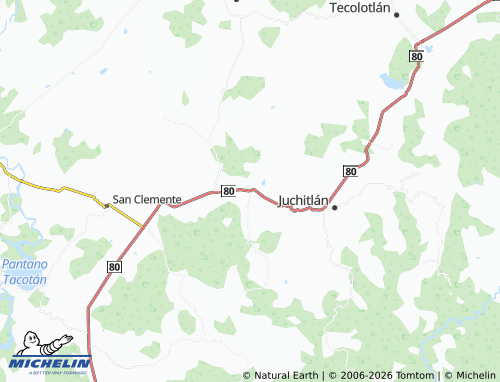 Mappa MICHELIN Colotitlán - ViaMichelin