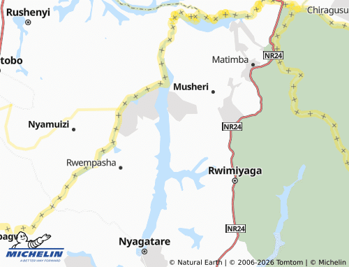 MICHELIN-Landkarte Kanyinya - ViaMichelin