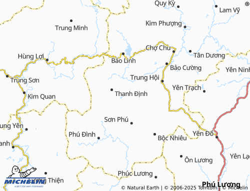 MICHELIN Bình Yên map - ViaMichelin
