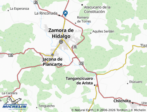 Mappa MICHELIN Explanada Hacienda El Refugio - ViaMichelin