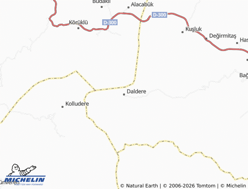 Carte MICHELIN Daldere - ViaMichelin