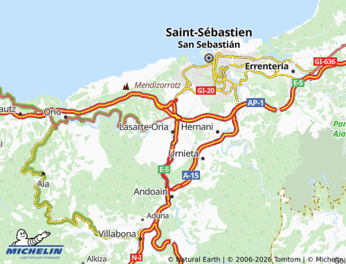 Mappa MICHELIN Lasarte-Oria - ViaMichelin