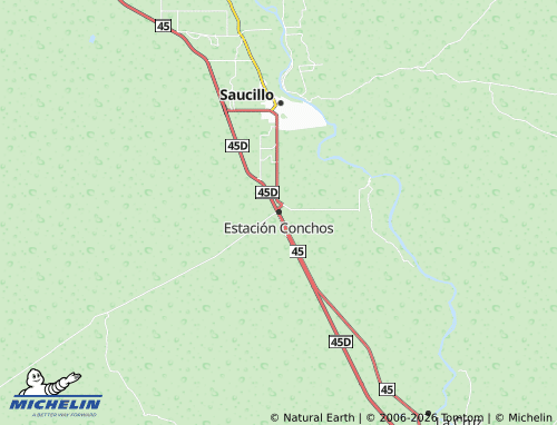 Mappa MICHELIN Estación Conchos - ViaMichelin