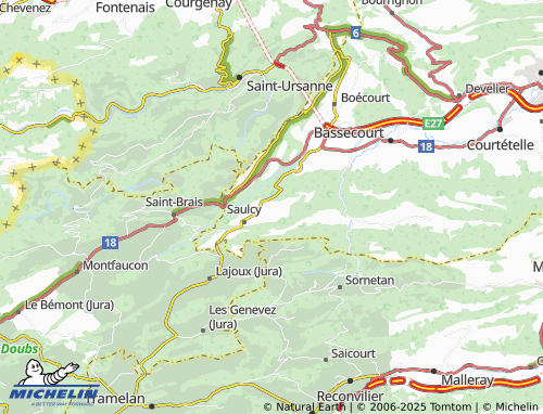 Carte MICHELIN La Racine - ViaMichelin