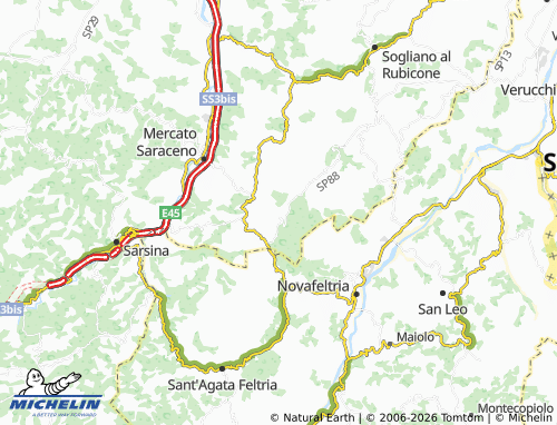 Mappa MICHELIN Tornano - ViaMichelin