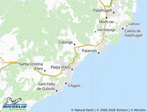 Carte MICHELIN El Mas Ros - ViaMichelin