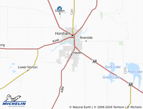 MICHELIN Haven map - ViaMichelin
