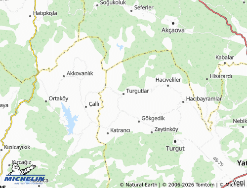 MICHELIN Turgutlar map - ViaMichelin