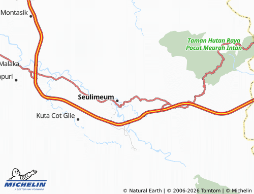 MICHELIN Lamjruen map - ViaMichelin