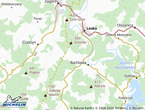 Carte MICHELIN Dziurdziów - ViaMichelin