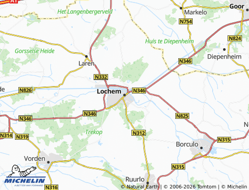 Carte MICHELIN Lochem - ViaMichelin