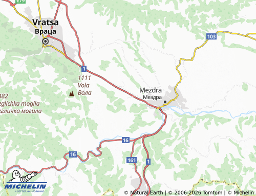 Mapa MICHELIN Moravitsa - ViaMichelin