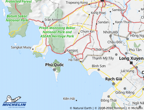 MICHELIN Kep map - ViaMichelin
