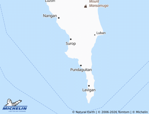 MICHELIN Tagabebe map - ViaMichelin