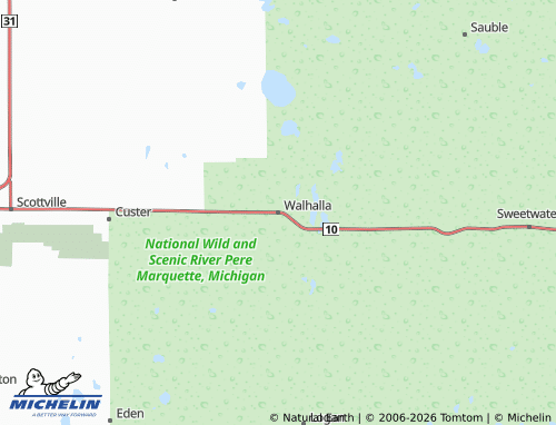 Mapa MICHELIN Walhalla - ViaMichelin