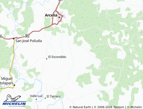 Mappa MICHELIN El Amacuahuitl - ViaMichelin