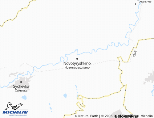 MICHELIN Novotyryshkino map - ViaMichelin