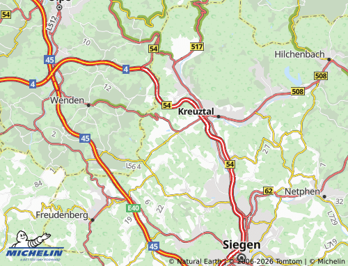 MICHELIN Junkernhees map - ViaMichelin
