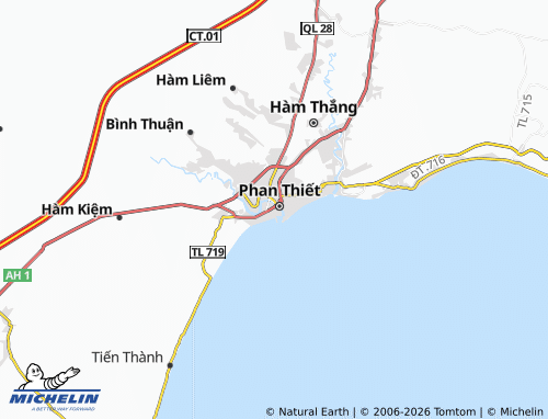 MICHELIN-Landkarte Duc Thang - ViaMichelin