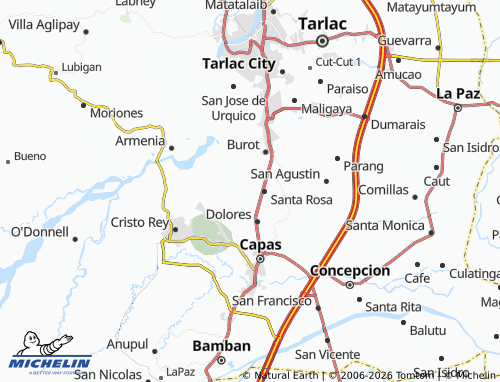 MICHELIN Talaga map - ViaMichelin