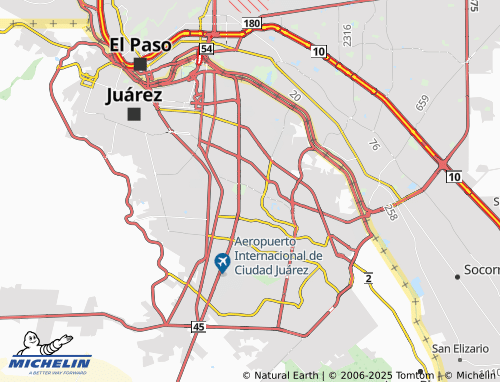 Mapa MICHELIN Jardines del Lago - ViaMichelin