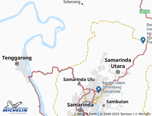 MICHELIN Karang Tunggal map - ViaMichelin