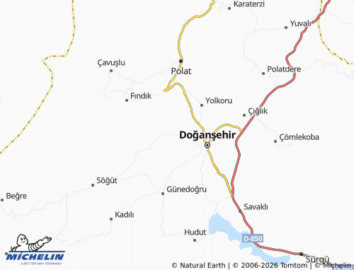 MICHELIN Topraktepe map - ViaMichelin
