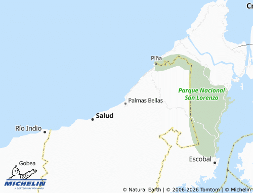 Mappa MICHELIN Nuevo Chagres - ViaMichelin