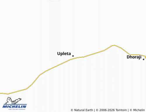 MICHELIN Upleta map - ViaMichelin
