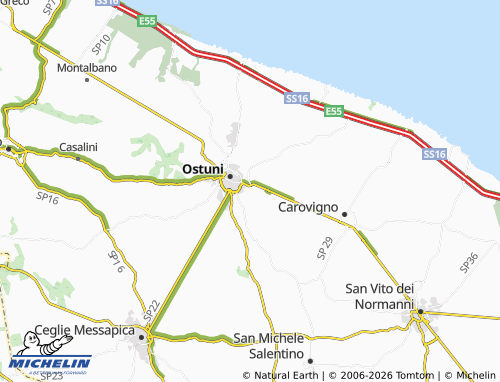 Mapa MICHELIN Ramunno Secondo - ViaMichelin