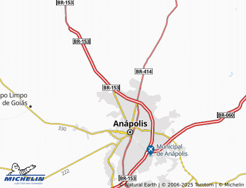MICHELIN Residencial Veneza map - ViaMichelin