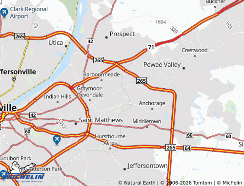 Mappa MICHELIN Rolling Hills - ViaMichelin