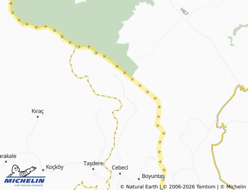 Mapa MICHELIN Kayadöven - ViaMichelin