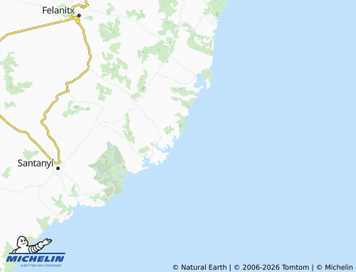 Mapa MICHELIN Cala Serena - ViaMichelin