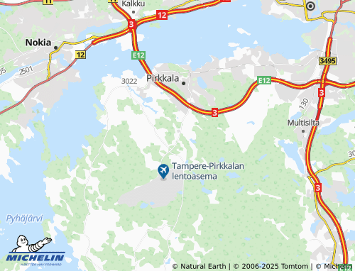 MICHELIN Koivisto map - ViaMichelin