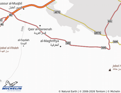 MICHELIN-Landkarte al-Maghrifiya - ViaMichelin