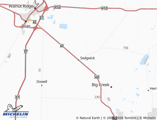 Mappa MICHELIN Sedgwick - ViaMichelin