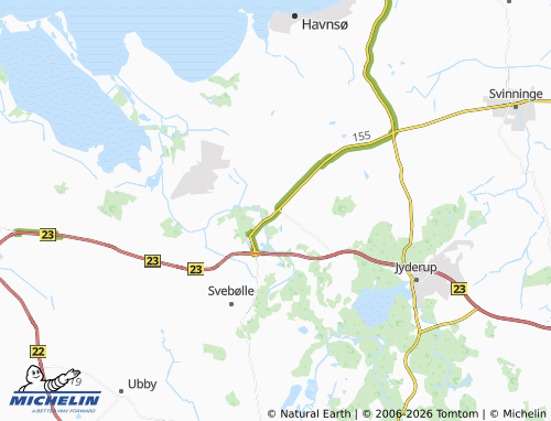 Carte MICHELIN Bregninge - ViaMichelin