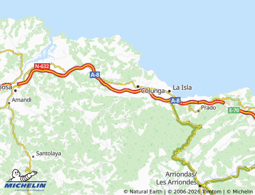 MICHELIN-Landkarte La Riera - ViaMichelin