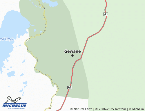 MICHELIN Gawani map - ViaMichelin