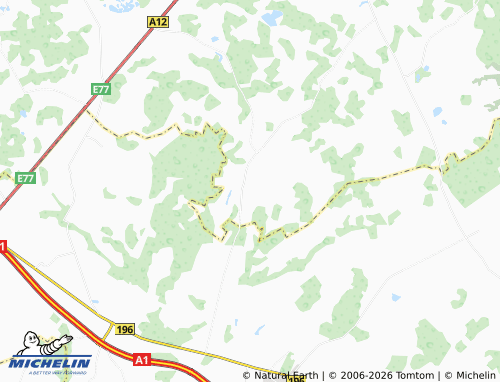 MICHELIN Pėriškiai map - ViaMichelin