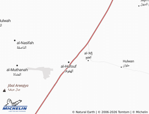 MICHELIN Al Mutarida map - ViaMichelin