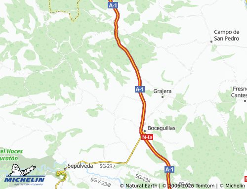 MICHELIN Encinas map - ViaMichelin