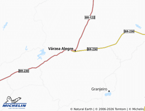 Mappa MICHELIN Baixio do Exu - ViaMichelin