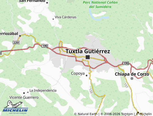 MICHELIN Santa Elena map - ViaMichelin