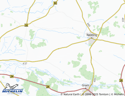 MICHELIN Sønder Hygum map - ViaMichelin