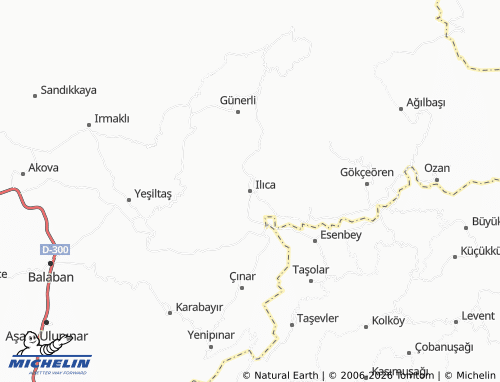 Mappa MICHELIN Ilıca - ViaMichelin